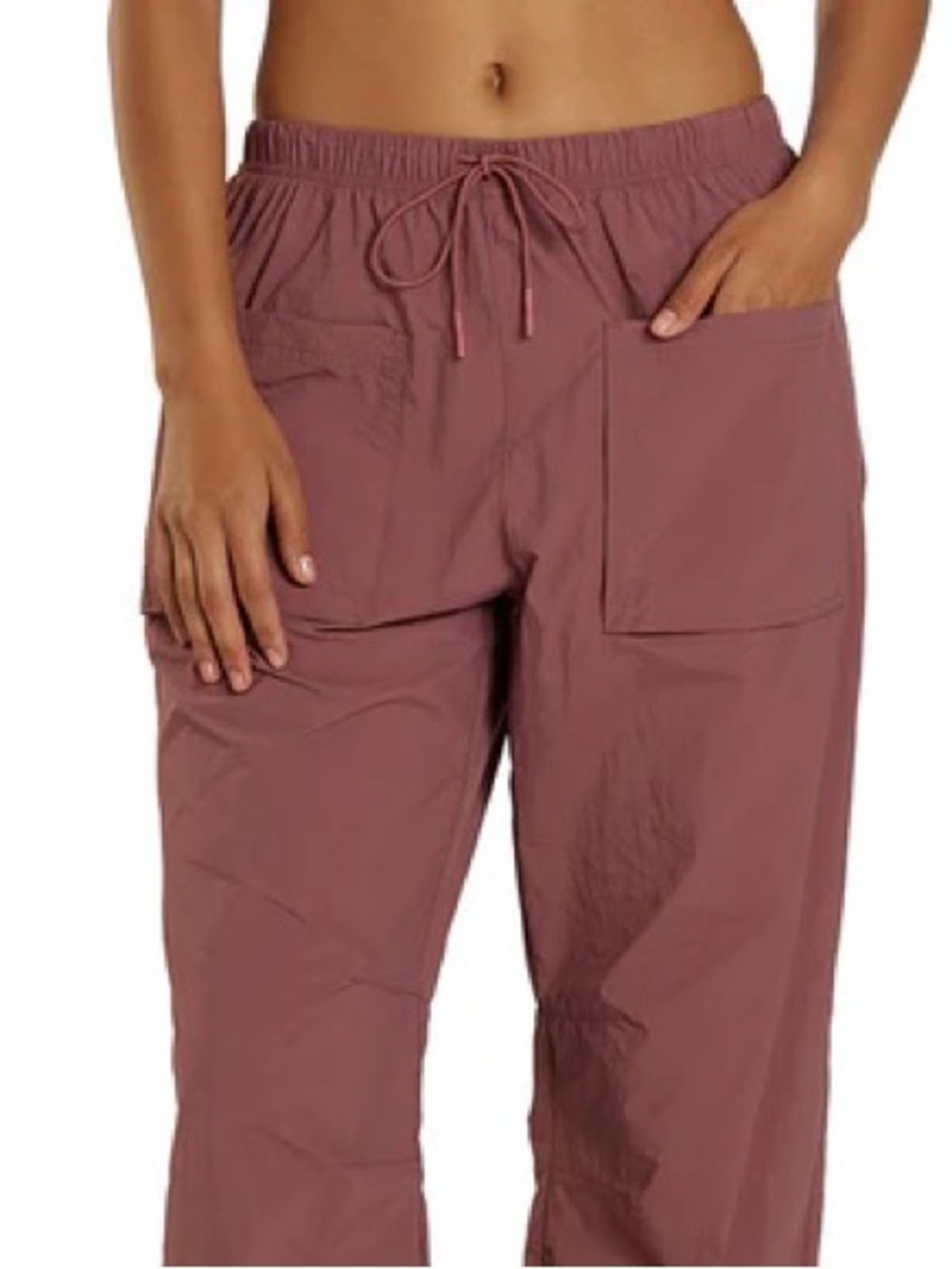 FP Movement by Free People Rosewood Drawstring Wide-Leg Track Pants